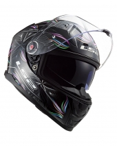 CASCO TROPICAL LS2 FF811 VECTOR II NEGRO/BLANCO