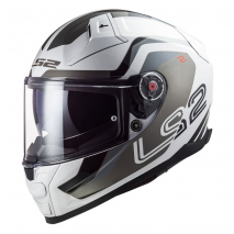 CAPACETE LS2 FF811 VECTOR II METRIC - BRANCO/TITAN