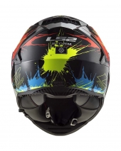 CASCO LS2 FF800 STORM DROP NEGRO/AMARILLO/ROJO