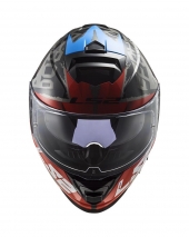 CASCO LS2 FF800 STORM SPRINTER NEGRO/ROJO