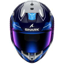 GORRA SHARK SKWAL i3 RHAD AZUL/CROMO/PLATA