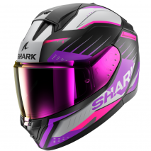 CAPACETE SHARK RIDILL 2 BERSEK MAT PRETO/ROSA