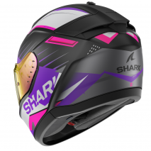 CASCO SHARK RIDILL 2 BERSEK MAT NEGRO/ROSA