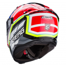 Capacete CABERG AVALON X TRACK PRETO/AMAR/VERM/AZU