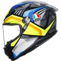 CASCO AGV K6 S AGV E2206 JOAN PRT/AZUL/AMARILLO