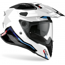 CASCO AIROH COMMANDER FACTOR BLANCO BRILLO