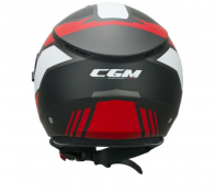 CASCO OPACO CGM 125X VIPER RACE NERO ROSSO