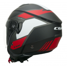 CASCO OPACO CGM 125X VIPER RACE NERO ROSSO