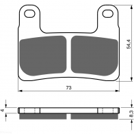 PASTILLAS DE FRENO GOLDFREN 397 S3