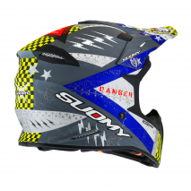 CASCO SUOMY X-WING JETFIGHTER MAT AZUL 