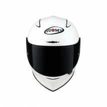 CAPACETE SUOMY TRACK-1 PLAIN BRANCO