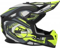 CAPACETE ACERBIS LINEAR 2206 PRT/AMRL FLUOR