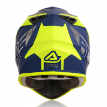 CAPACETE ACERBIS LINEAR AMARELO FLUO/AZUL