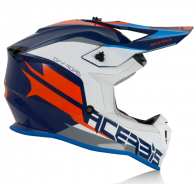 CASCO ACERBIS LINEAR AZUL/BLANCO