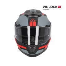 CASCO MODULAR ACERBIS SEREL 22-06 NEGRO/ROJO