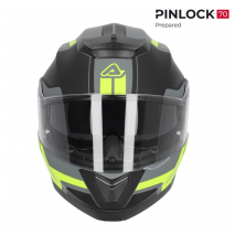 CASCO MODULAR ACERBIS SEREL 22-06 NEGRO/AMARILLO