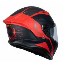 Capacete Origine FORCE Techno Matt Black/Red