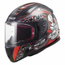 CAPACETE LS2 FF353J RAPID MINI VOODOO - PRETO/VERM