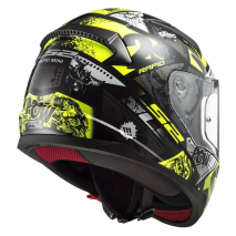 CAPACETE LS2 FF353J RAPID MINI VIGNETTE - PRETO/AM