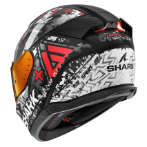 GORRA SHARK SKWAL i3 HELLCAT NEGRO/CROMO/GRIS