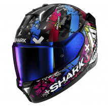 CAP SHARK SKWAL i3 HELLCAT PRETO/CROMADO/AZUL