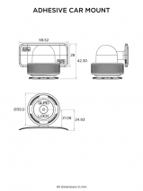 Suporte QUAD LOCK MAG para tablier