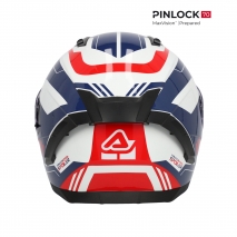 CASCO INTEGRAL ACERBIS X-WAY GRAPHIC BLANCO/AZUL