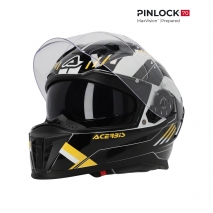 CAPACETE INTEGRAL ACERBIS X-WAY GRAPHIC PRETO/AMAR