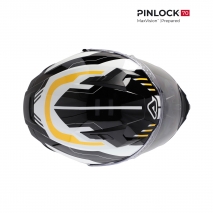 CASCO COMPLETO ACERBIS X-WAY GRAPHIC NEGRO/AMARILL