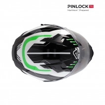 CASCO COMPLETO ACERBIS X-WAY GRAPHIC NEGRO/VERDE