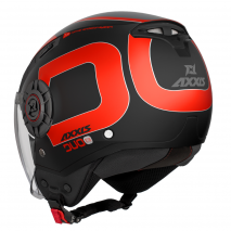 CASCO AXXIS METRO S DUO ROJO