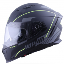 CAPACETE 1UP4D PYTHON M69 PRT MATE/FLUOR