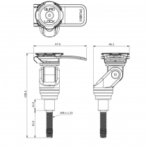 SUPORTE PARA MESAS DO GUIADOR QUAD LOCK 