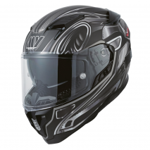 CAPACETE INTEGRAL MY HELMET  FF938  PRETO MAT/CINZ