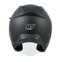 CASCO ABIERTO MY OF835 NEGRO MATE