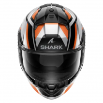 CASCO SHARK RIDILL 2 TLD APEX PLATA/NEGRO/NARANJA