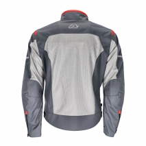 CHAQUETA ACERBIS RAMSEY MY VENTED CINZA/VERMELHO