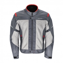 CHAQUETA ACERBIS RAMSEY MY VENTED CINZA/VERMELHO