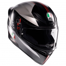 CAPACETE AGV K1 S E2206 LAP MATT BLACK/GREY/RED