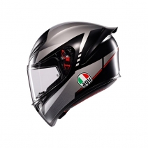 CAPACETE AGV K1 S E2206 LAP MATT BLACK/GREY/RED