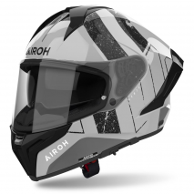 CAPACETE AIROH MATRYX SCOPE CINZA LIGHT GLOSS