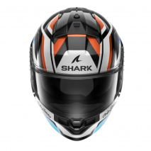 CAPACETE SHARK RIDILL 2 TLD APEX PRETO/BRANCO/AZUL