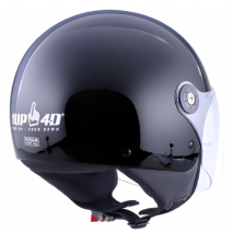 CAPACETE 1UP4D MEDUSA LITE 229E PRT BRILHO