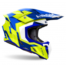 CAPACETE AIROH TWIST 3 DIZZY AZUL/AMAR BRILHO