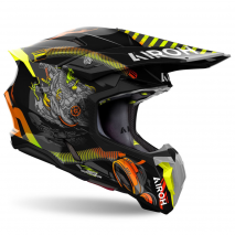 CASCO AIROH TWIST 3 TOXIC BRILLO