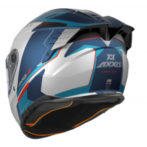 CAPACETE AXXIS HAWK SV EVO TITAN AZL BRILHO