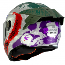 CAPACETE AXXIS HAWK SV EVO SICK JOKE CNZ MATE