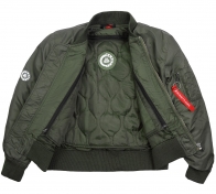 CHAQUETA MOTORIZADA BOMBER VERDE BONETTI