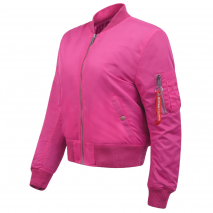 CHAQUETA DE MOTO LADY BOMBER BONETTI ROSA