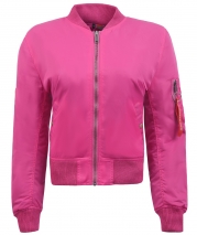 CHAQUETA DE MOTO LADY BOMBER BONETTI ROSA